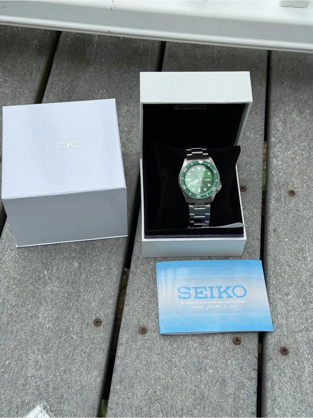 Seiko Men's Automatic 5 Sport Stainless Steel Bracelet Watch 42.5mm